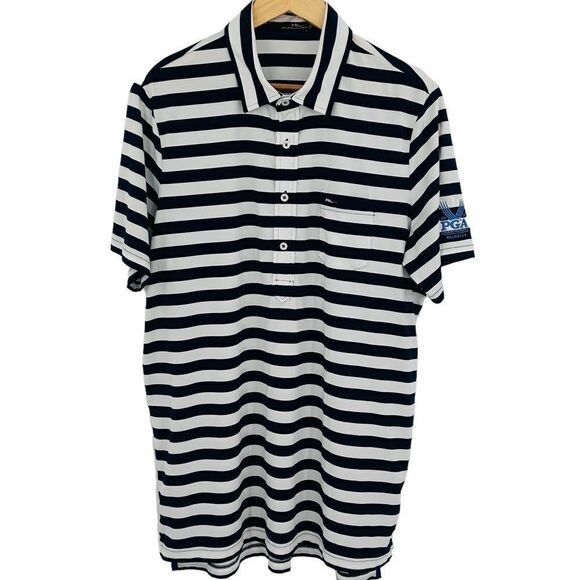 Ralph Lauren RLX PGA Championship Valhalla golf shirt striped size large - Picture 1 of 6